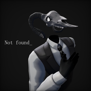 オリジナル３Dモデル　　Not found_