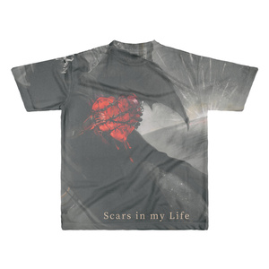Scars in my Life フルグラフィックTシャツ