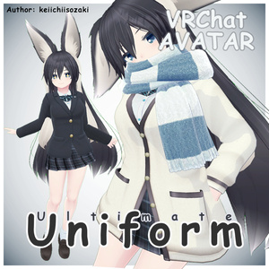 Original 3D Model] RAIN Cyber Girl Synth VRChat Vtuber