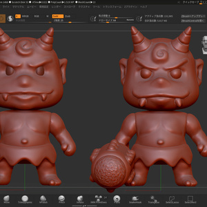 ZbrushCore　鬼の子
