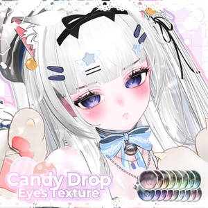 【4アバター対応】 ☁︎ ˚｡⋆ Candy Drop Eyes Texture  ˊ- ⋆｡