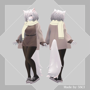 Simple Muffler for Mashiro 【3Dモデル】 缩略图 6