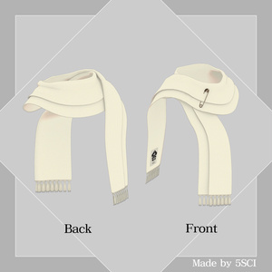 Simple Muffler for Mashiro 【3Dモデル】 缩略图 3