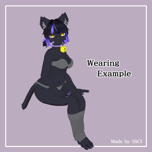 珠々羅ちゃん対応シンプルアンダーウェア -Simple Underwear for Syusyura-【3Dモデル】 缩略图 4