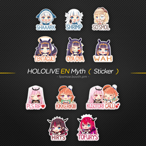 ホロライブEnglish Myth 活動半年記念グッズ アクリルスタンド