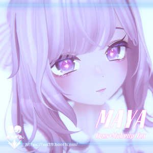 【MAYA専用】Love Rose eyes+Makeup+Tongue Tex[HD-PSD] ♥      