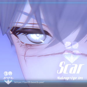 【狛乃(Komano)専用 】Scar Makeup+Eye+DIY texture