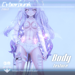 【7アバター対応】Cyberpunk-Body Tex+Material♥