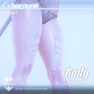 【7アバター対応】Cyberpunk-Body Tex+Material♥ 缩略图 5