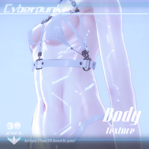 【7アバター対応】Cyberpunk-Body Tex+Material♥ 缩略图 25