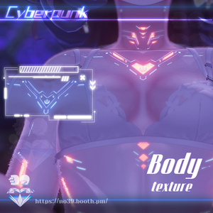 【7アバター対応】Cyberpunk-Body Tex+Material♥ 缩略图 16