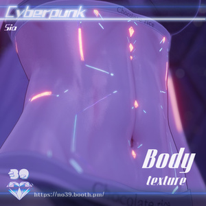 【7アバター対応】Cyberpunk-Body Tex+Material♥ 缩略图 13