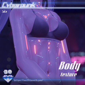 【7アバター対応】Cyberpunk-Body Tex+Material♥ 缩略图 15