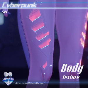【7アバター対応】Cyberpunk-Body Tex+Material♥ 缩略图 14