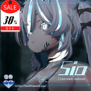 【しお(Sio)専用】Cyberpunk Eyes + Makeup Texture & Material♥