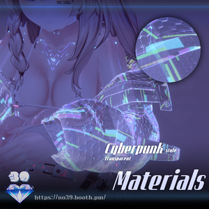 Cyberpunk-style Transparent Material ⚡サイバーパンクスタイルの透明素材 缩略图 5