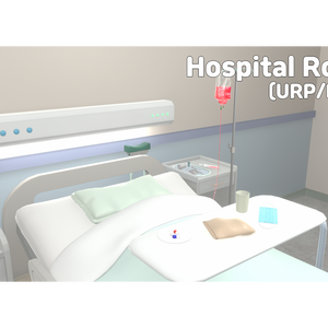[Warudo] Hospital Room (URP_Nilo/BIRP) (with Special version for Halloween)