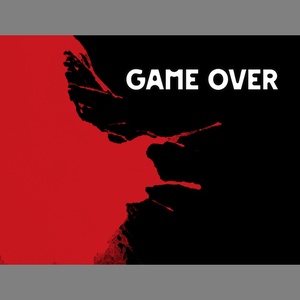 【画像素材】GAMEOVER/ゲームオーバー（文字）