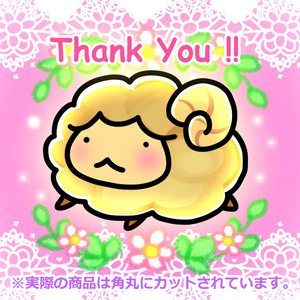 防水！「Thank You!!」 ステッカー(10枚セット)
