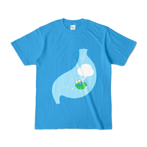 胃の中のかへる両面Tシャツ