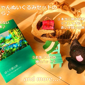 たびねこちゃんぬいぐるみ（限定絵本とハットと旅行カバンつきｖ）