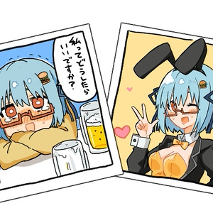 ハンバーガーちゃんシール