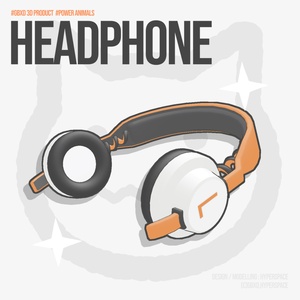 VRC compatible: Headphones (POWER ANIMALS)