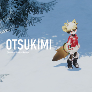 🎄Limited Texture Distribution🎅Otsukimi / Otsukimi [Original 3D Model] VRChat Avatar