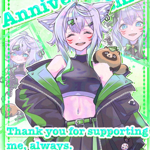 Anniversary(周年祭)おはV素材