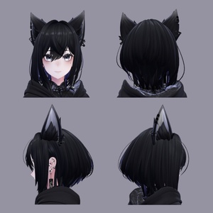 【ラシューシャ専用】さっぱり散髪ボブ【無料】 #わたのそこおきがえ 缩略图 3