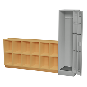 掃除用具入れ＆教室ロッカー / Locker & Storage