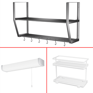 キッチンラック＆照明＆調味料ラック / Kitchen rack & Kitchen light & Seasoning rack