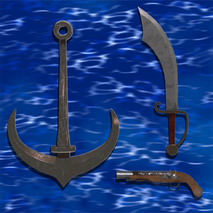 荒波の海賊 衣装&武器セット -Roughsea Pirate- 缩略图 5