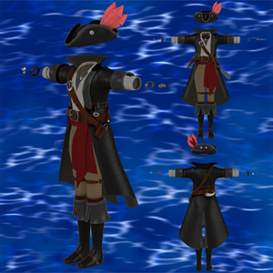 荒波の海賊 衣装&武器セット -Roughsea Pirate- 缩略图 4