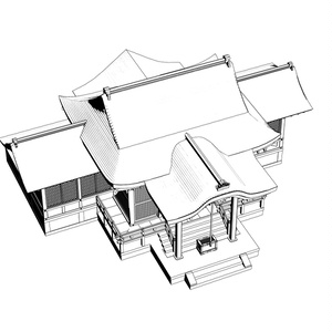 clipstudio用3D　神社（拝殿） 缩略图 5