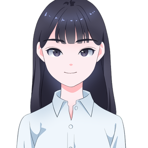 『女子学生（地味な子）』立ち絵素材・表情差分　透過PNG