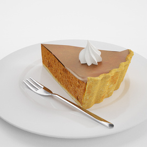 3D モデルデータ　pumpkin pie 