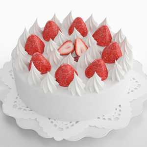 3D モデルデータ　shortcake02