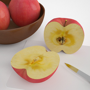 3D モデルデータ　apple01