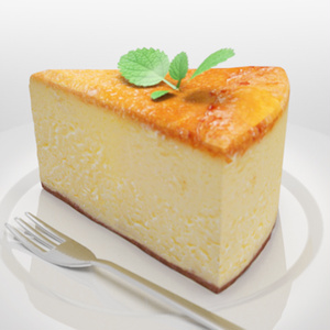 3D モデルデータ  cheesecake01
