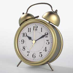 3D モデルデータ　alarm_clock02
