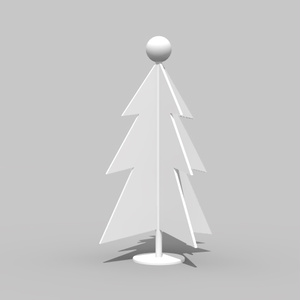 3D モデルデータ X'mas_tree_free　