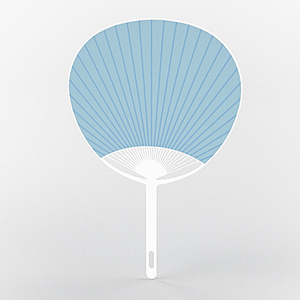 3D モデルデータ　uchiwa_free