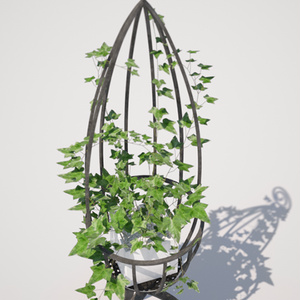 3D モデルデータ　planter_hedera_helix02