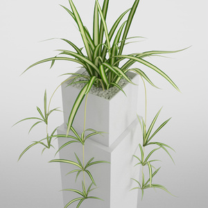 3D モデルデータ　planter_orizururan02