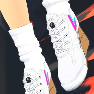 [VRchat想定] ハイヒールスニーカー 狂風 缩略图 7