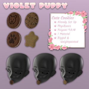 Realistic Cute Cookies! | Bundle Assets! | Already Setup!