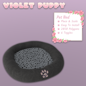Comfy Pet Bed | World Constraint | Easy To Install + Tutorial | Already Setup!