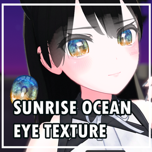 Sunrise Ocean EYE Texture