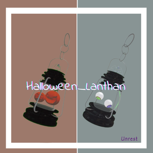 【Free/無料】目玉アニメーション付き|Halloween_lanthan【VRChat想定】【3Dモデル】